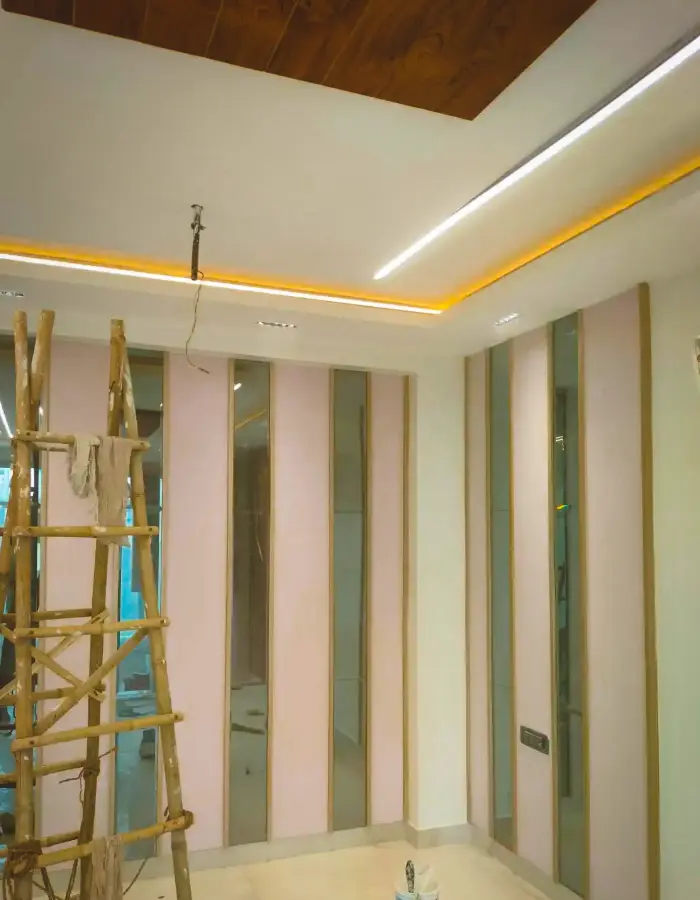 Interior painting project in Greater Kailash 2 Delhi — Delhi Painting Company